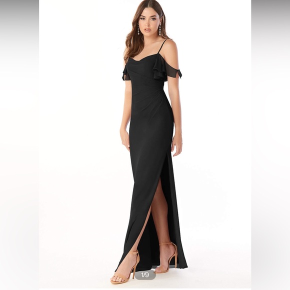 Black Bridesmaids Dress - Picture 1 of 6